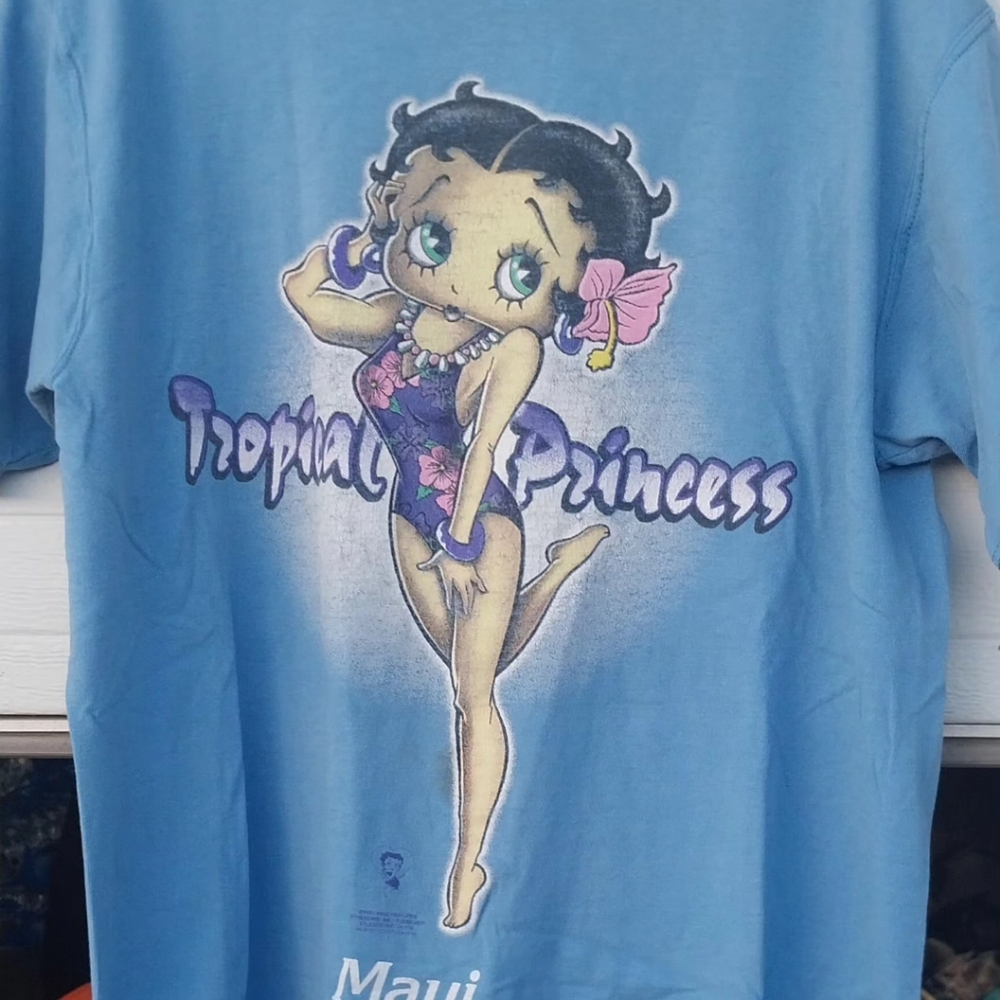 Vintage betty boop t shirt sz.M brand fruit of the loom